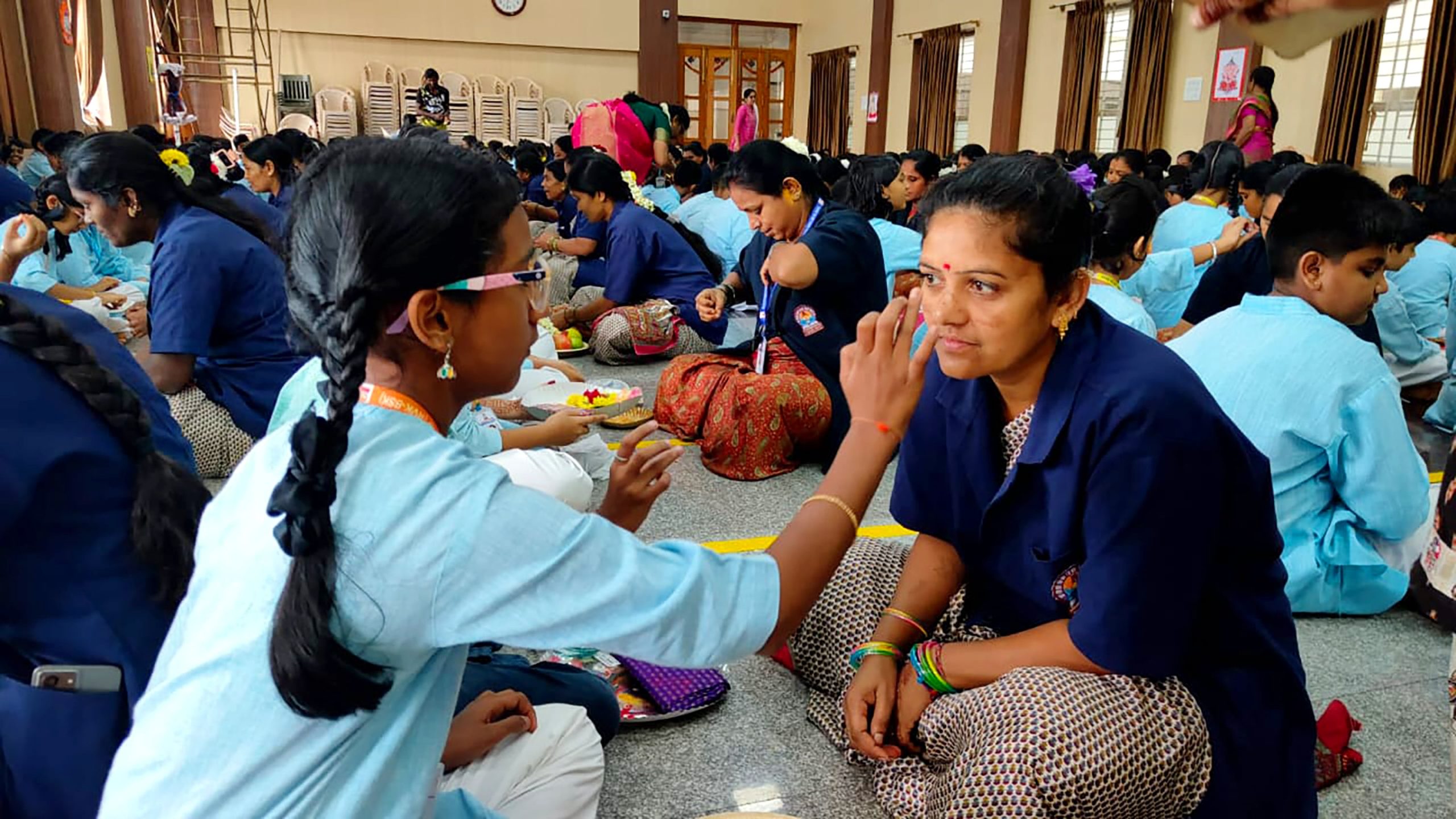 Gauri Bagina to the Support Staff with gratitude in RVK – Banashanakri (1)