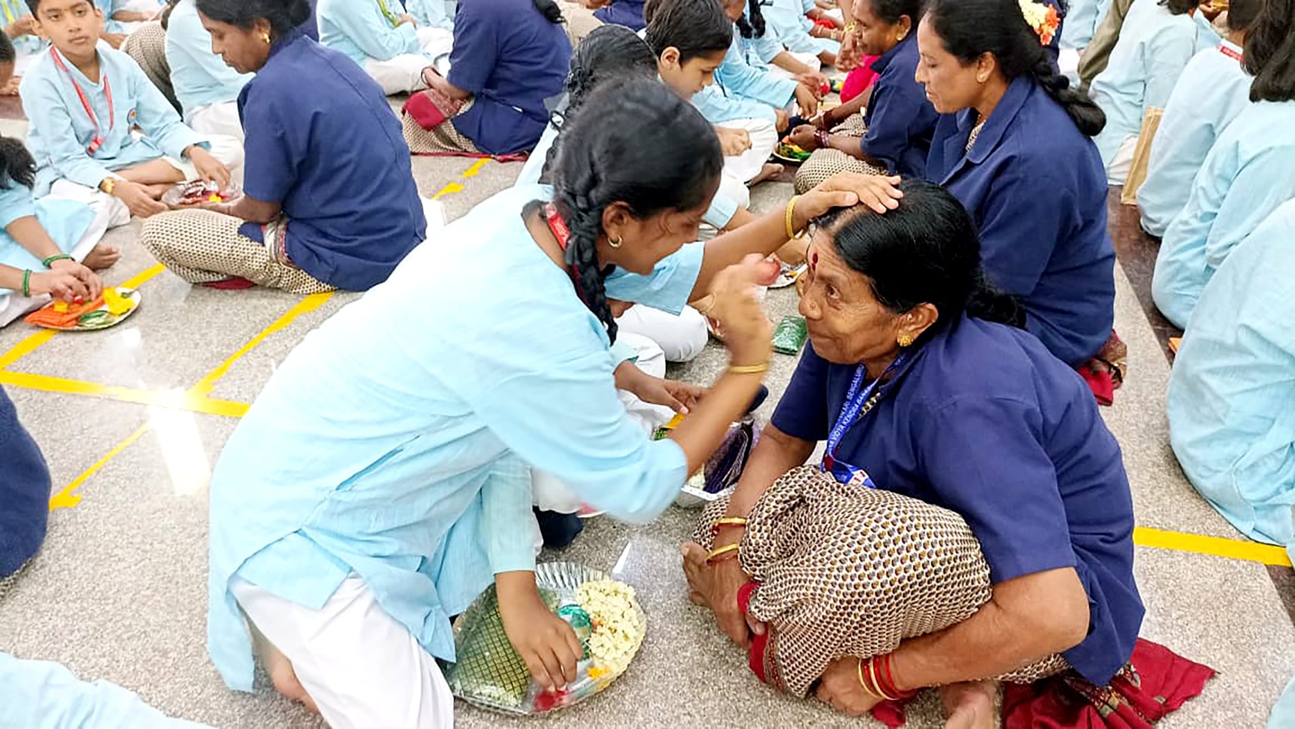 Gauri Bagina to the Support Staff with gratitude in RVK – Banashanakri (4)