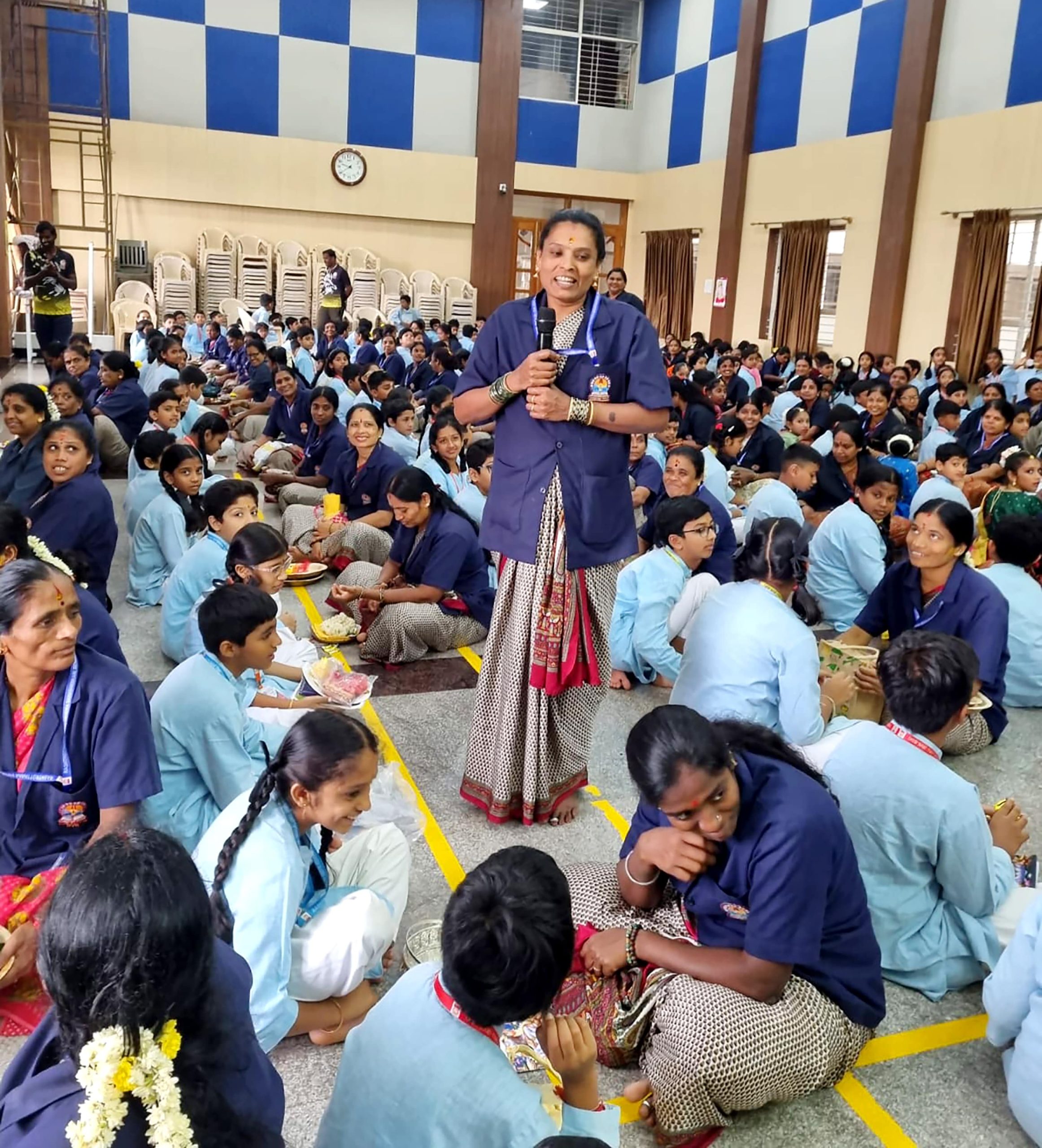 Gauri Bagina to the Support Staff with gratitude in RVK – Banashanakri (5)