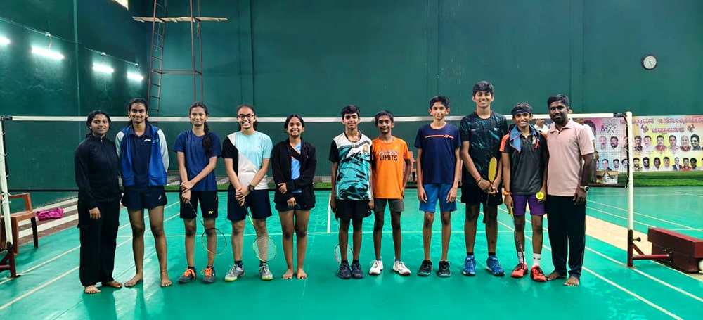 RVK – Banashankari Badminton Team Achievement in Vidya Bharati Zonal Level Competition 2025 (1)