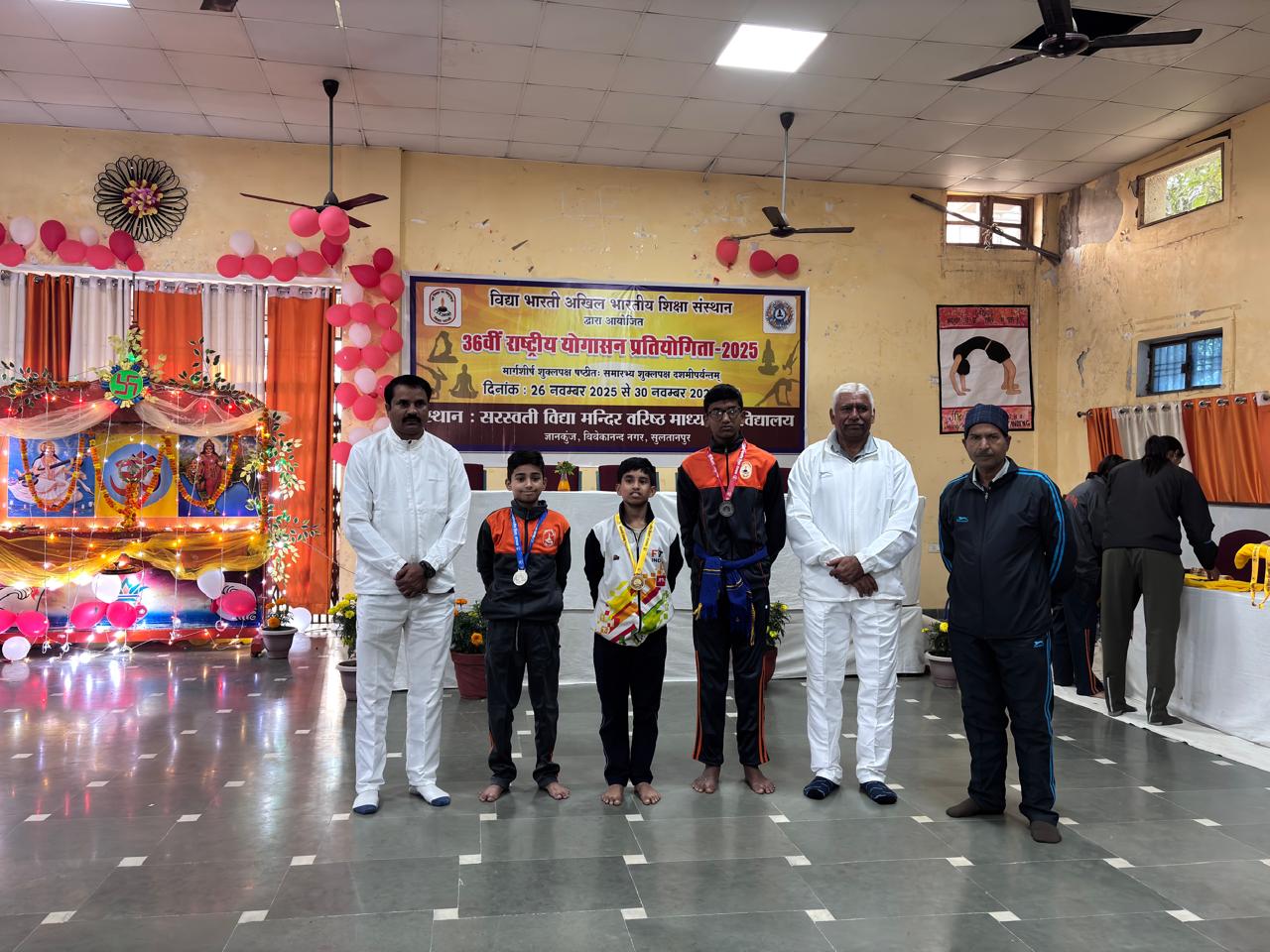 5 Gold Medals for RVK - Banashankari in National Yogasana Competition (3)