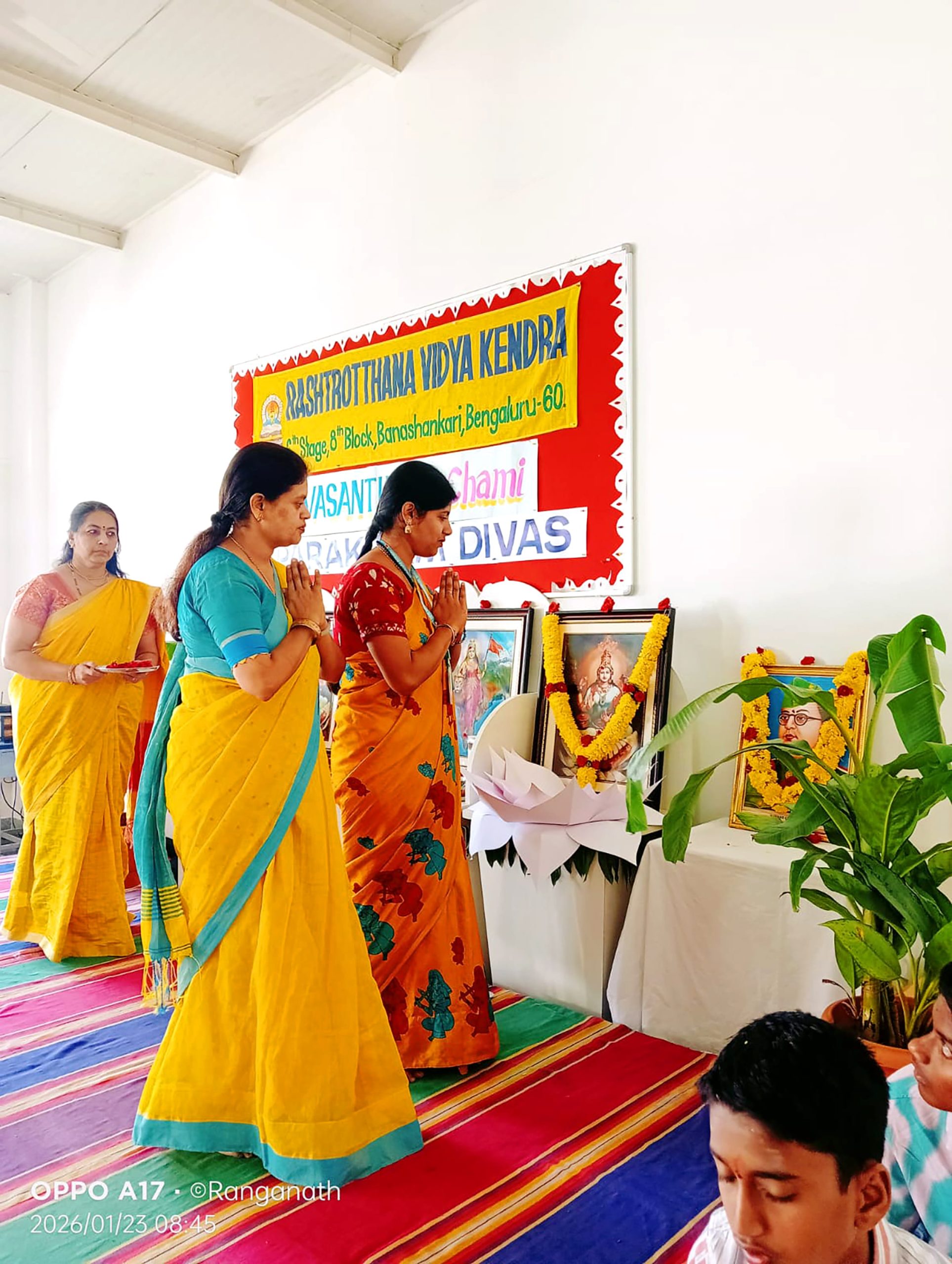 RVK – Banashankari Mark Parakram Diwas and Vasant Panchami with Puja, Dance and Bhajans (4)