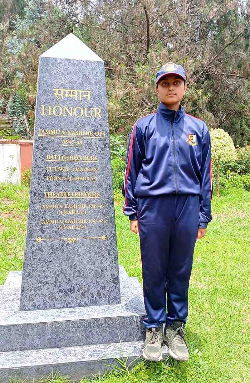 RVK - Banashankari Student Smriti Bharadwaj Shines at All India NCC Trekking Camp (2)