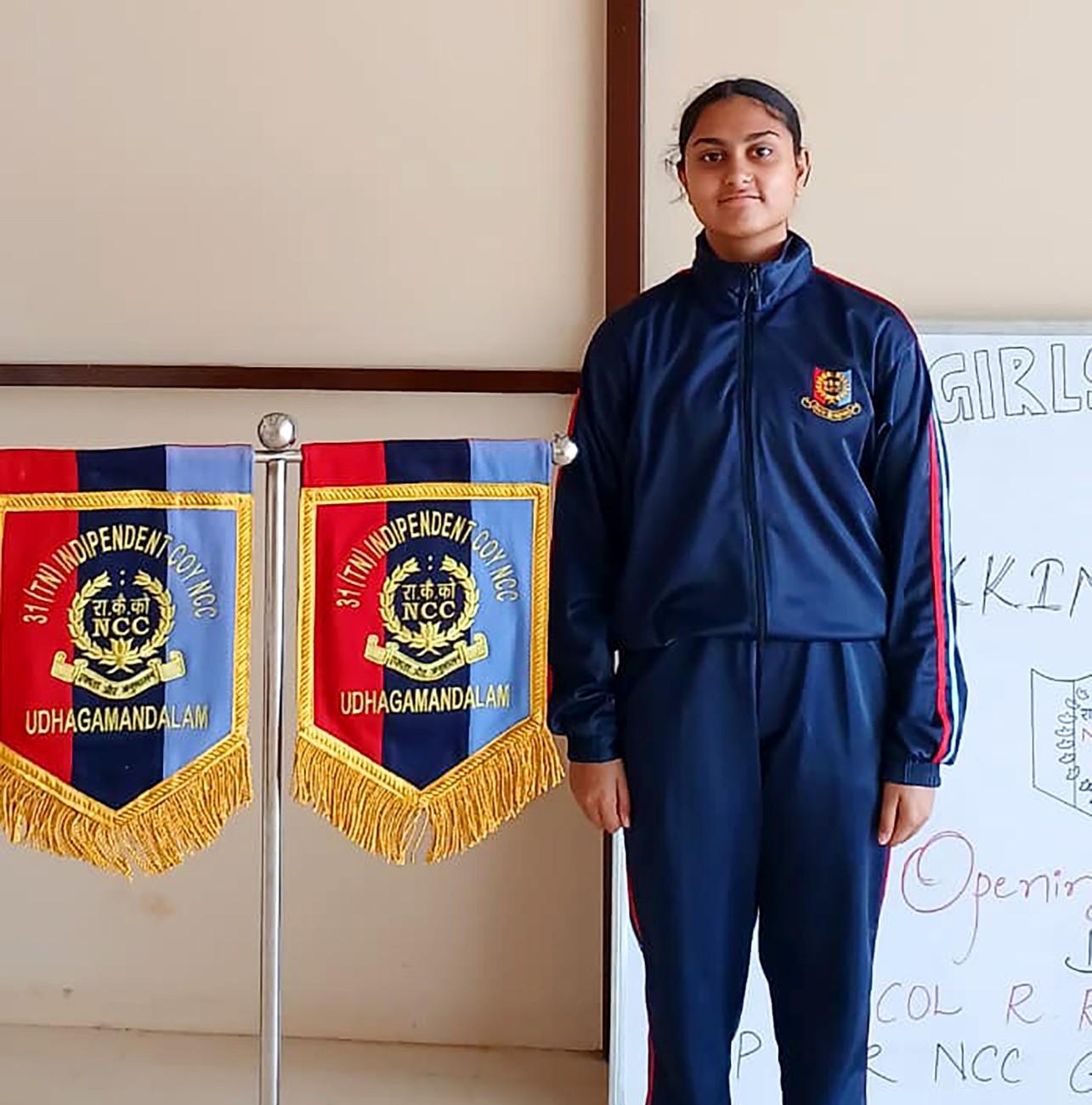 RVK - Banashankari Student Smriti Bharadwaj Shines at All India NCC Trekking Camp (3)