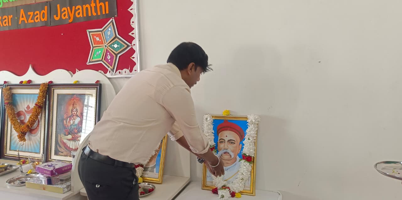 Azad and Tilak Jayanti Celebrated at RVK - Banashankari (1)