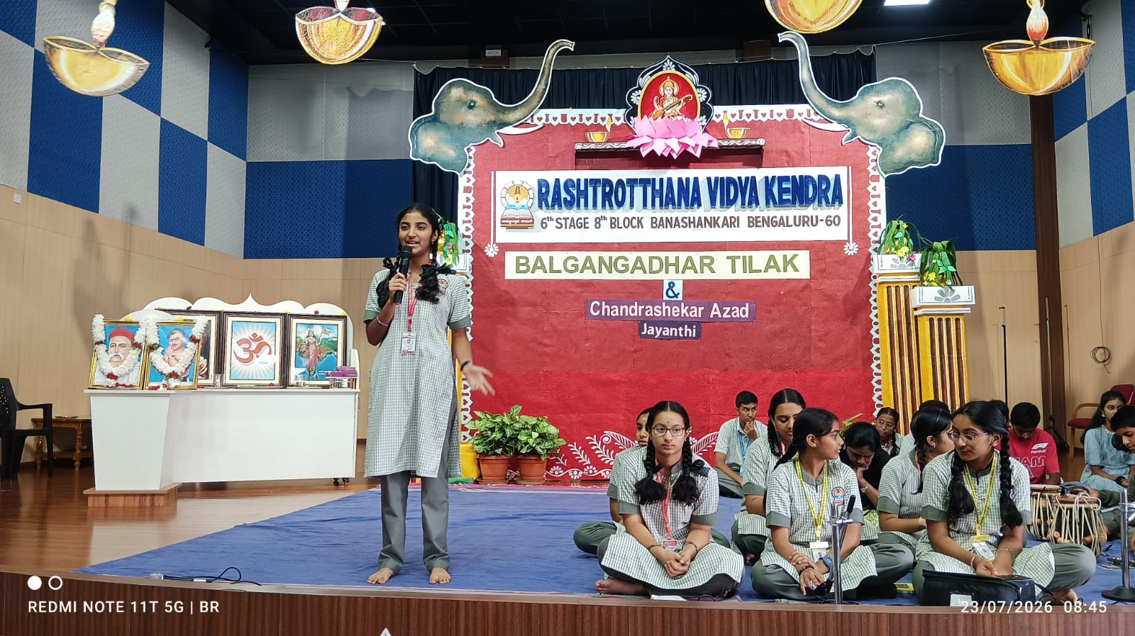 Azad and Tilak Jayanti Celebrated at RVK - Banashankari (4)